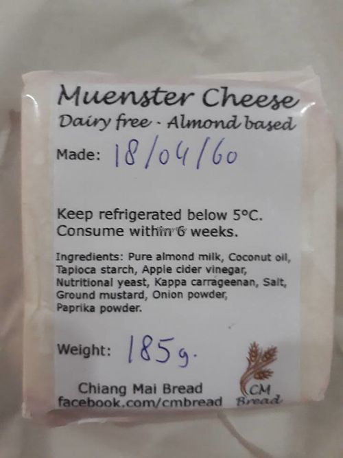 Vegan Cheese at Chiang Mai Bread in Chiang Mai