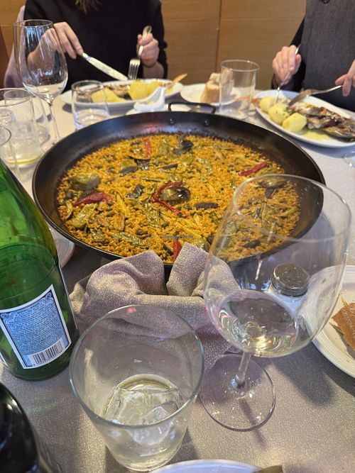 Paella  at Casa Nemesio in Madrid