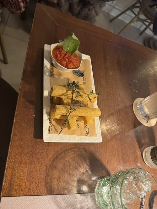 Garbanzo Sticks  at Restaurant Le Saint Jean in St-jean-cap-ferrat