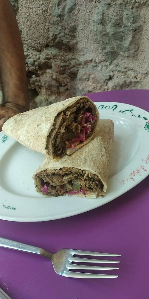 The legendary Durum at Vegan Community Kitchen in Istanbul