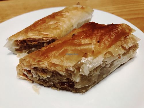 Vegan Baklava at Vegan Community Kitchen in Istanbul