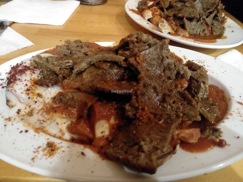 Seitan kebap at Vegan Community Kitchen in Istanbul