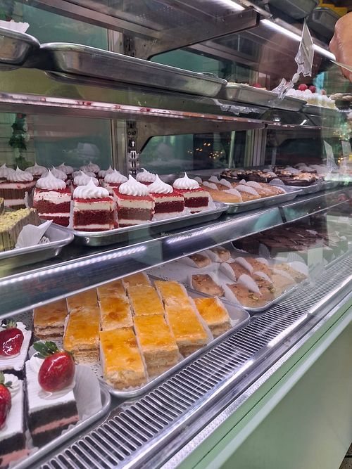 The whole bottom row is vegan    at Julius Bakery in Bayonne