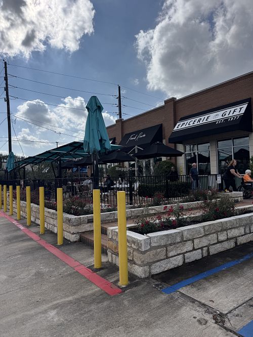 Outside   at French Riviera Bakery Cafe in Houston
