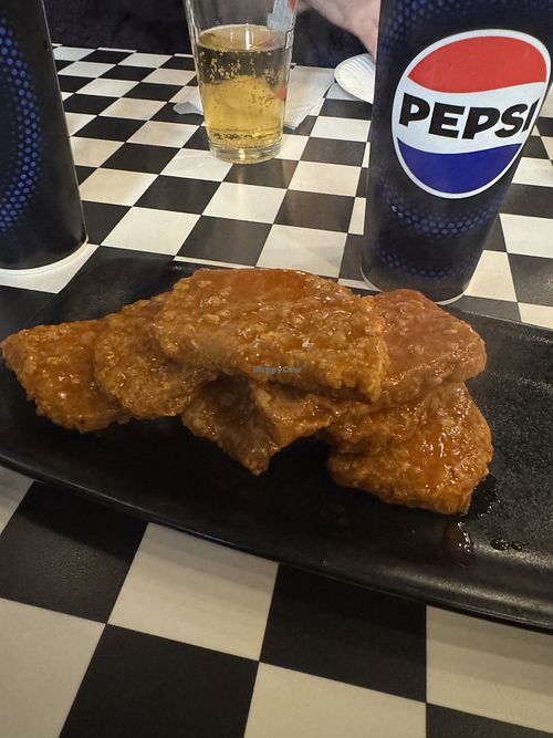 Vegan wings  at Pizza Works - Ballston Spa in Ballston Spa