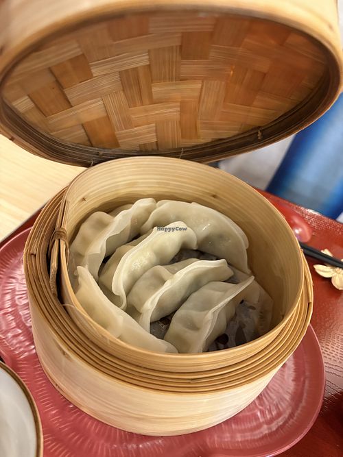 Steamed dumplings   at Uno Ramen - Kyoto Station in Kyoto