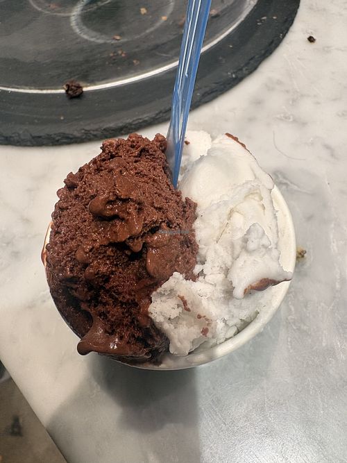 Chocolate and coconut 🍫🥥   at Pitango Gelato & Coffee, Penn Quarter in Washington