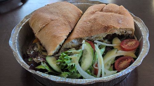 Vegan Sandwich at BINA's Cafe in Saugerties