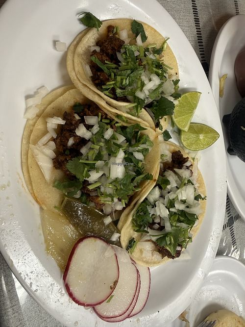 Soya tacos   at Pupusas Locas in Covington