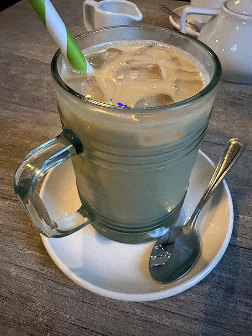 Iced oat latte   at Harley's Bistro & Café Bar in Ambleside