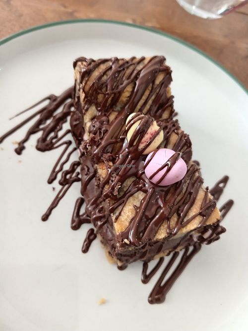 Chickee egg cookie slice at The Tree Rooms in Newcastle Upon Tyne