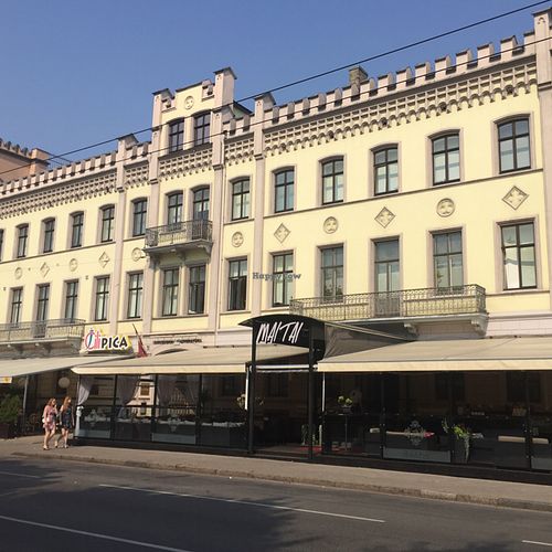 street view  at Buddha Restorans in Riga