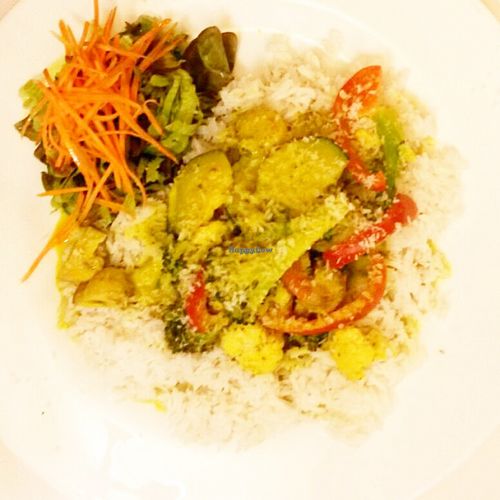 green curry at Namai in Vilnius