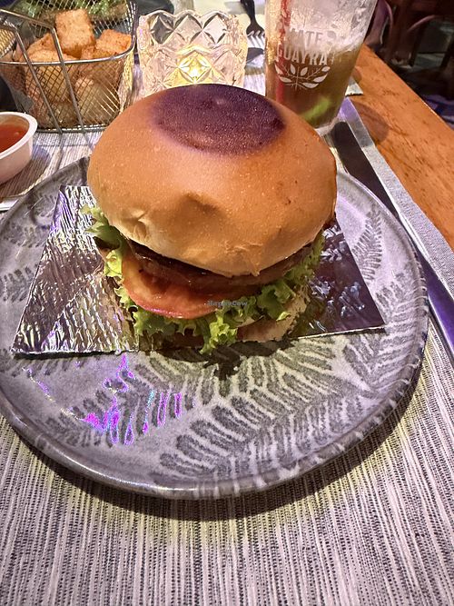 Hamburger   at Arcos Café in Rio De Janeiro