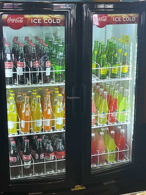Soda in bottles!  at Yuma Fritas in Rochester