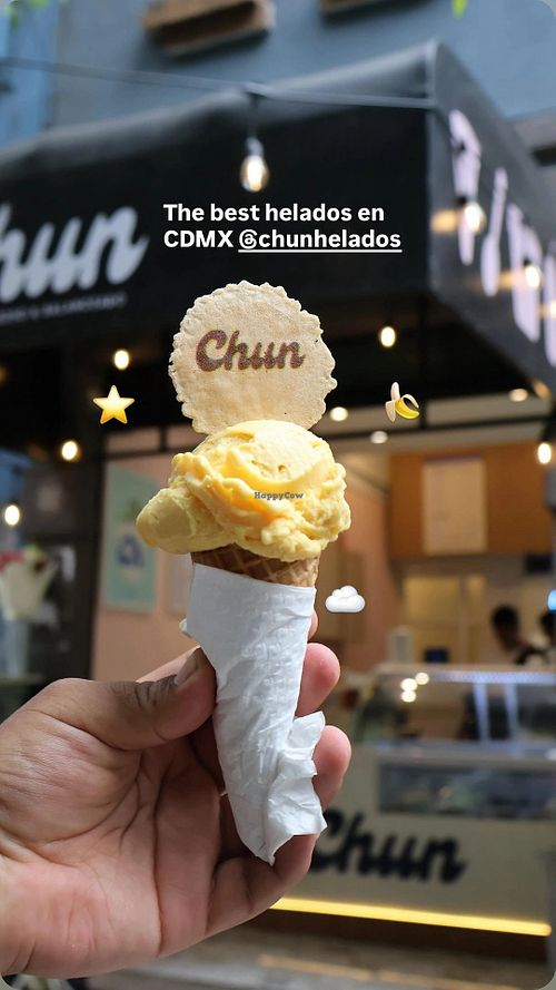 This time I choose Lychee flavor. Delicious 😋 at CHUN in Mexico City