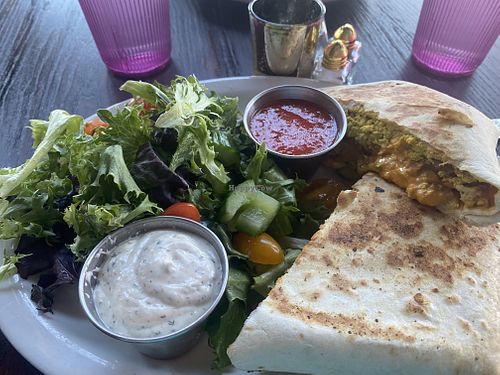 Crunch wrap  at Modern Love in Omaha