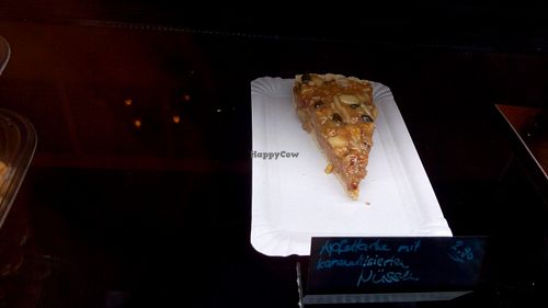 Apple tart, not too sweet and just right! at Suess and Vegan in Winterthur