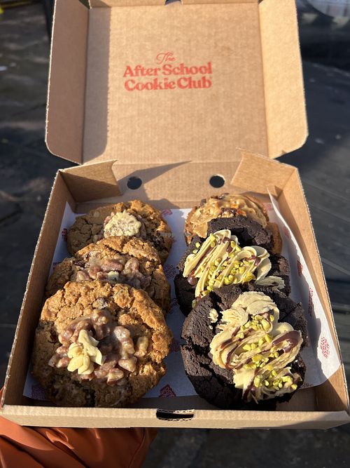toogoodtogo box  at After School Cookie Club - Camden in London