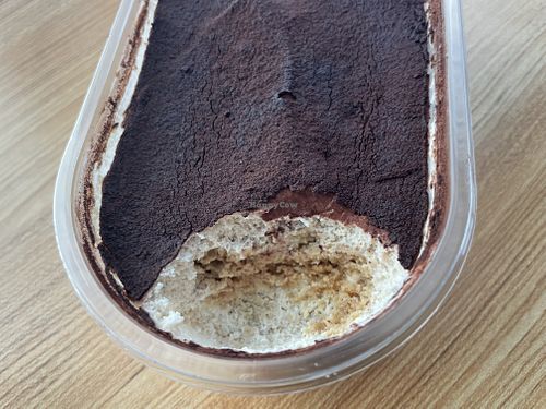 Vegan tiramisu  at Nonna Lia in Toronto