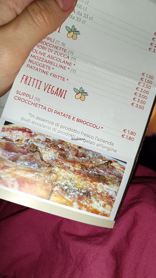 Supplì e crocchette vegane at Easy Pizza di Michael J. in Rome
