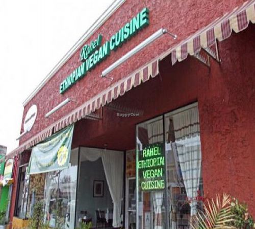 exterior at Rahel's Vegan Cuisine in Los Angeles