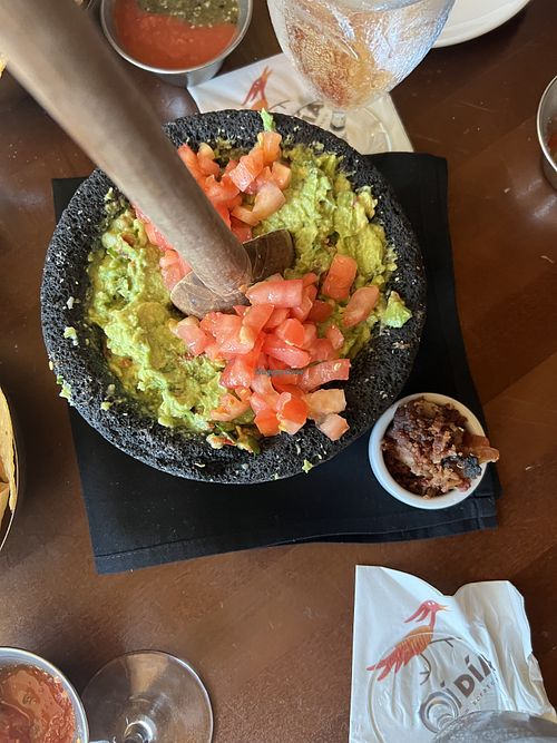 Tableside guacamole (no bacon)  at Mi Dia from Scratch in Plano
