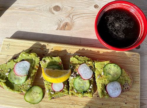Avocado toast  at Le Pain Quotidien - De Pijp in Amsterdam