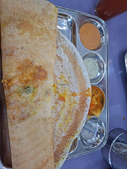 Masala thosai at Restoran Amutha  in Batu Caves