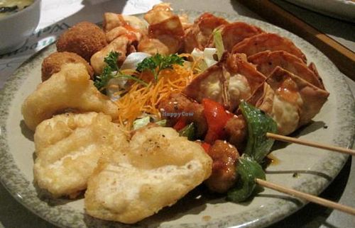 All you can eat buffet items at Yuan in Montreal
