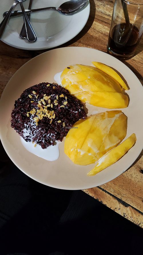 Mango sticky rice at Sthani Mi Sen in Phuket