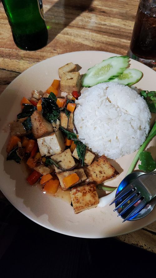 Tofu dish at Sthani Mi Sen in Phuket