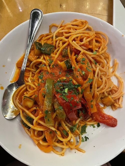 Pasta prima vera (secret menu)  at Acquolina in San Francisco