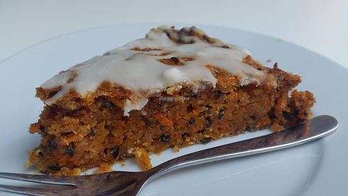 Best carrot cake I have ever had at Kubek I Olowek in Warsaw