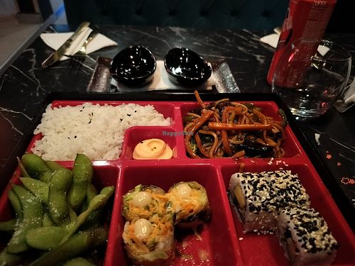 Vegan bentobox at Bosco at Restaurant BOSCO | Fusion Asiatique  in Essaouira