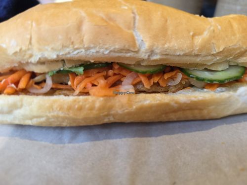 Enoki mushroom banh mi at Kūbō Garden in London