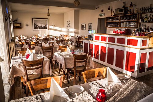 inside at Rauda Husid in Eyrarbakki