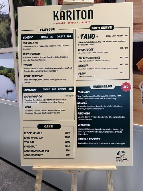 Vegan options.   at Kariton - SM Aura Branch in Taguig