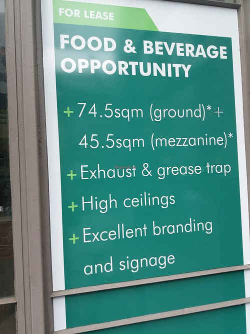 Closed down at Just Falafel in Sydney