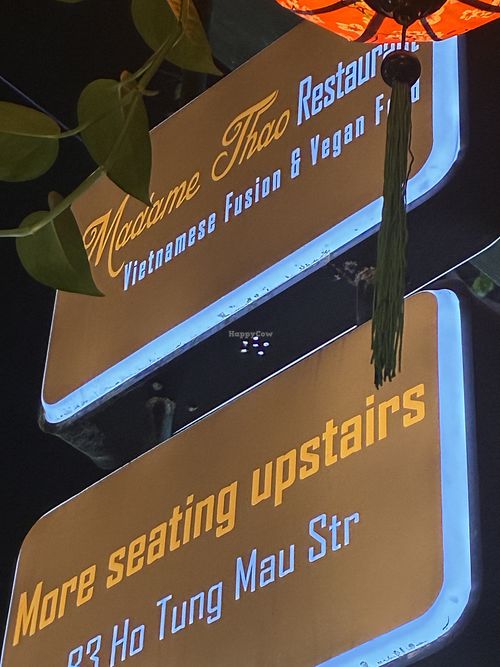 Delicious vegan food options  at Madame Thao Restaurant - Vietnamese Fusion & Vegan Food in Ho Chi Minh City