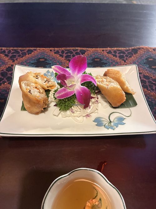 These vegetable spring rolls were the best I have had in all of Vietnam  at Madame Thao Restaurant - Vietnamese Fusion & Vegan Food in Ho Chi Minh City