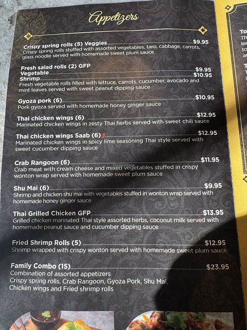 Two vegan appetizers   at Krua Khun Rose in Sandwich