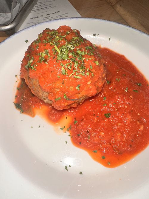 Vegan meatball   at Taste Italian Kitchen in Ridgeland