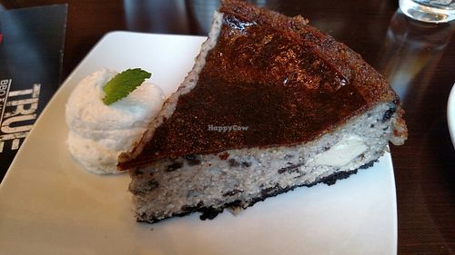 Vegan Oreo Cheesecake at True BBQ and Whiskey Bar in Munster