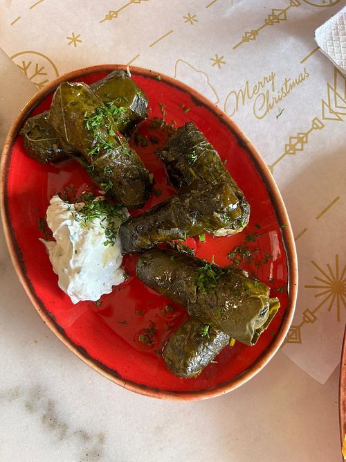 Dolmades  at Edesmatopolio Petra in Aegina