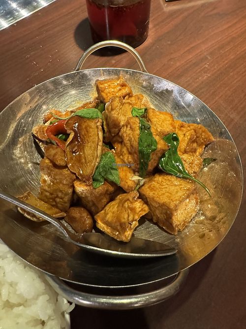 Tofu and basil   at 101 Taiwanese Cuisine in Reno