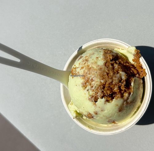 vegan key lime pie ice cream  at Humphry Slocombe in Emeryville