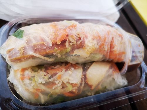 Vegetarian Rice Paper Rolls (vegan) at Banh Mi Thit Thu Nga in Rockingham