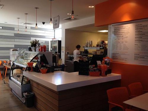 order at the counter & have a seat  at s.e.e.d. Cafe in Phoenix