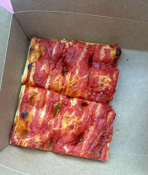 focaccia  at La Farine Boulangerie Patisserie in Oakland